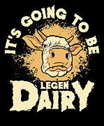 Cow Rancher Agriculture Dairy Farmer Digital Art by Toms Tee Store