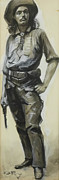 Cowboy with a Colt Painting by Charles Marion Russell