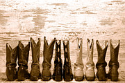 Cowgirls Night Out - Sepia Photograph by American West Legend Cowgirls Night Out - Sepia Photograph by American West Legend