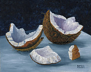 Cracked Coconut Painting by Darice Machel McGuire
