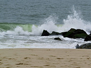 Crashing Waves of the Atlantic Ocean in Cape May New Jersey Photograph by Linda Stern Crashing Waves of the Atlantic Ocean in Cape May New Jersey Photograph by Linda Stern