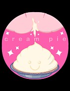 Cream Pie Drawing by Ludwig Van Bacon