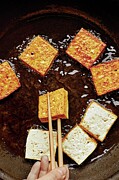 Crispy Tofu Photograph by Laura Murray
