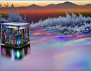Cube City Digital Art by Eris And AI Cube City Digital Art by Eris And AI
