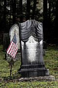 Curtains -- Old Grave in Union Cemetery, Southport, Maine Photograph by Darin Volpe Curtains -- Old Grave in Union Cemetery, Southport, Maine Photograph by Darin Volpe