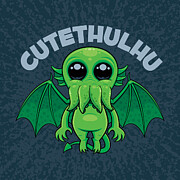 Cutethulhu Digital Art by John Schwegel