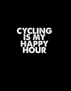Cycling Is My Happy Hour Digital Art by Jacob Zelazny