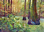 Cypress Swamp Painting by Hailey E Herrera Cypress Swamp Painting by Hailey E Herrera