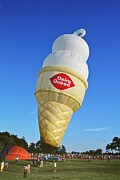 Dairy Queen Hot Air Balloon Digital Art by William Gunn Dairy Queen Hot Air Balloon Digital Art by William Gunn