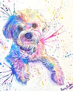 Daisy Painting by Becky Miller Daisy Painting by Becky Miller