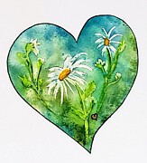 Daisy Time Painting by Deahn Benware Daisy Time Painting by Deahn Benware