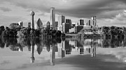 Dallas Texas Cityscape Reflection Photograph by Robert Bellomy