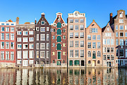 Damrak houses, Amsterdam Photograph by Neale And Judith Clark