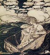 Danae from Book of Pictures 1913 Drawing by Arthur Rackham