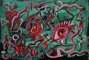 Dancing In The Eye Of The Storm Painting by Mimulux Patricia No