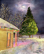 Dandelion Cottage Painting by Anne Gifford Dandelion Cottage Painting by Anne Gifford
