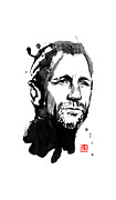 Daniel Craig Painting by Pechane Sumie
