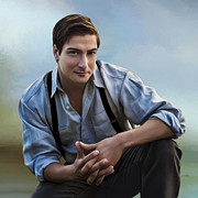 Daniel Lissing as Jack Thornton Painting by Jordan Blackstone