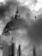 Dark fog over S.F. City Hall Photograph by Donald Kinney