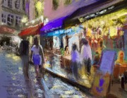 Date Night Painting by Larry Whitler Date Night Painting by Larry Whitler