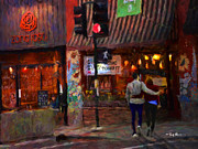Date Night, Los Gatos, California Painting by Trask Ferrero Date Night, Los Gatos, California Painting by Trask Ferrero