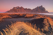 Dawn At The Dunes, Vestrahorn, Iceland Photograph by Adrian Hendroff