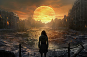 Dawn of the Forgotten Digital Art by Bill Posner