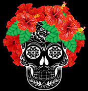 Day of the Dead Painting by Yelena Day