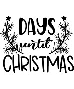 Days Until Christmas Digital Art by Jacob Zelazny