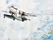 DC3 on Floats Painting by Merana Cadorette DC3 on Floats Painting by Merana Cadorette