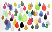 Deconstructed Rainbow- Art by Linda Woods Painting by Linda Woods