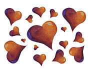 Deep Love Watercolor Drawing by Iris Richardson