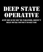 Deep State Operative Design Drawing by Noirty Designs
