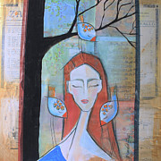 Deep Thoughts Mixed Media by Johanna Virtanen