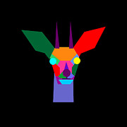 Deer Geometric WPAP Style Digital Art by Ahmad Nusyirwan