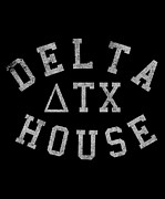 Delta House Retro Digital Art by Flippin Sweet Gear