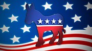 Democrat political poster Photograph by Action