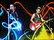 Depeche Mode Digital Art by Mark Baranowski