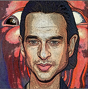Depeche Mode parody portrait Digital Art by Christina Fairhead Art and Merch