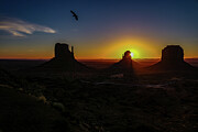Desert Dawn - Monument Valley Silhouettes Photograph by Brigitte Blanchette Thompson Desert Dawn - Monument Valley Silhouettes Photograph by Brigitte Blanchette Thompson