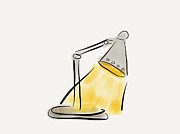 Desk Lamp Digital Art by Jerry Fess