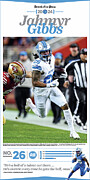 Detroit Lions Jahmyr Gibbs Special Digital Art by Detroit Free Press