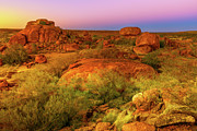 Devils Marbles sunset Photograph by Benny Marty Devils Marbles sunset Photograph by Benny Marty