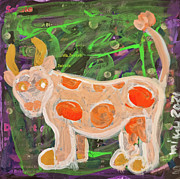 Die Orange-Gfleckte Mixed Media by Mimulux Patricia No