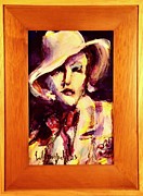 Dietrich Painting by Les Leffingwell