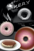 Digital Donut Design Digital Art by Victoria Plut