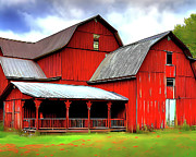 Dilapidated Red Barn Ai Art by AI Digital Dilapidated Red Barn Ai Art by AI Digital