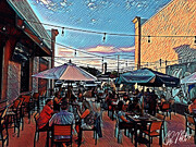 Dining Out Digital Art by Chris Montcalmo Dining Out Digital Art by Chris Montcalmo