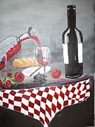 Dinner For Two Painting # 237 Painting by Donald Northup