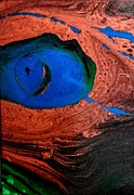 Dinos Eye Painting by Anna Adams